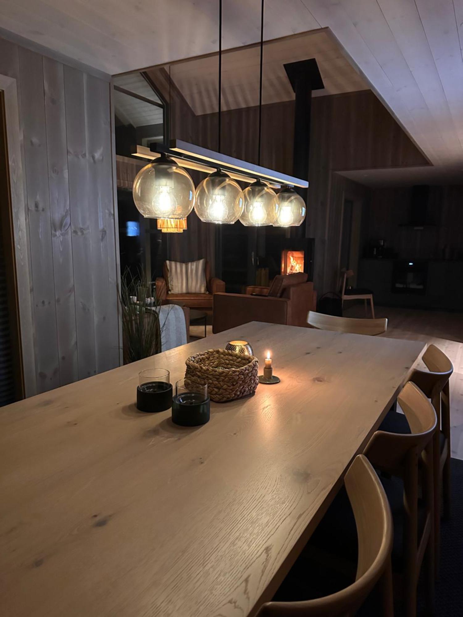 Modern Northern Lights Cabin Drangedal Экстерьер фото