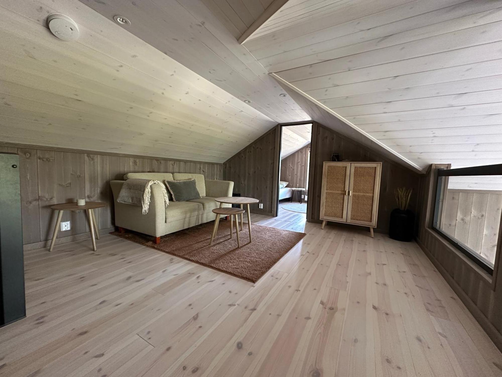 Modern Northern Lights Cabin Drangedal Экстерьер фото