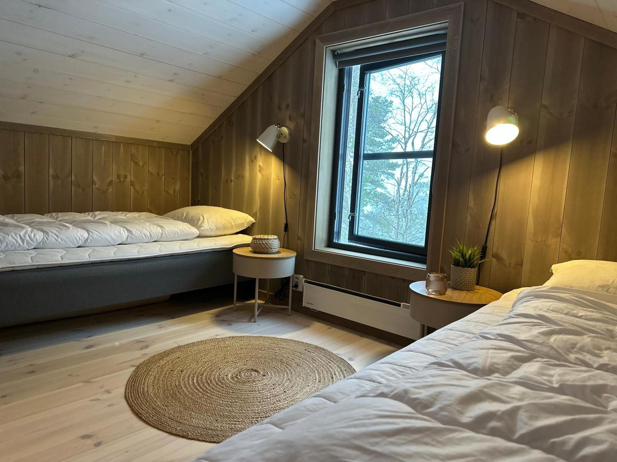 Modern Northern Lights Cabin Drangedal Экстерьер фото